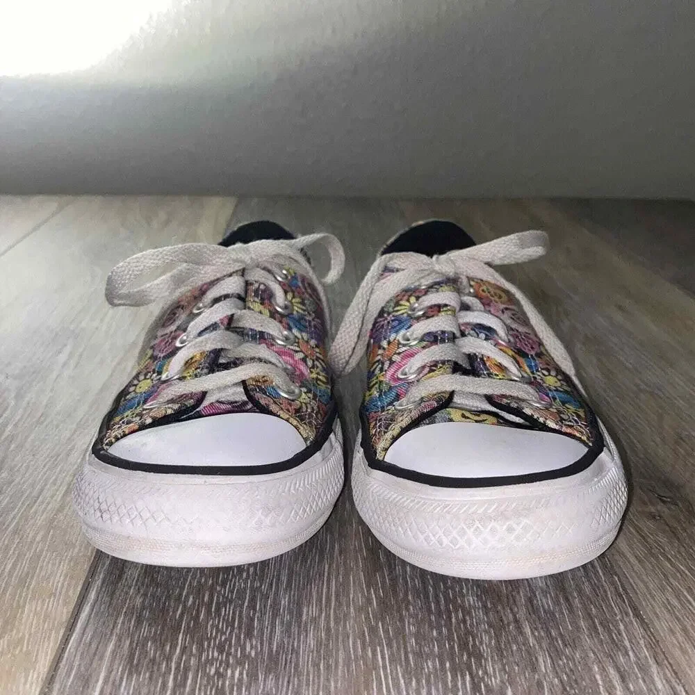 Converse CT All Star 371302F Floral Casual Sneaker Shoes Kids Youth US Size 12
